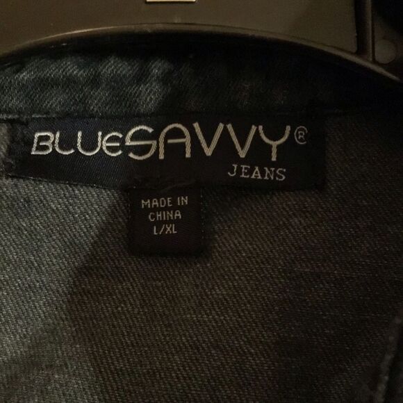 BlueSavvy Distressed Denim Jacket - Picture 4 of 5
